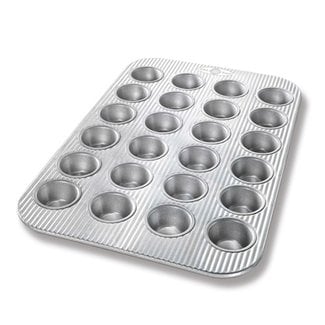 Fox Run Brands 24 Cup Stainless Steel Muffin Pan