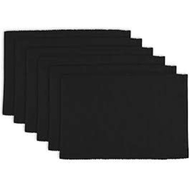 DII  Ribbed Placemat- Black