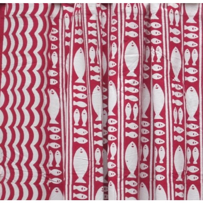 Natural Habitat Shower Curtain - Fish Red