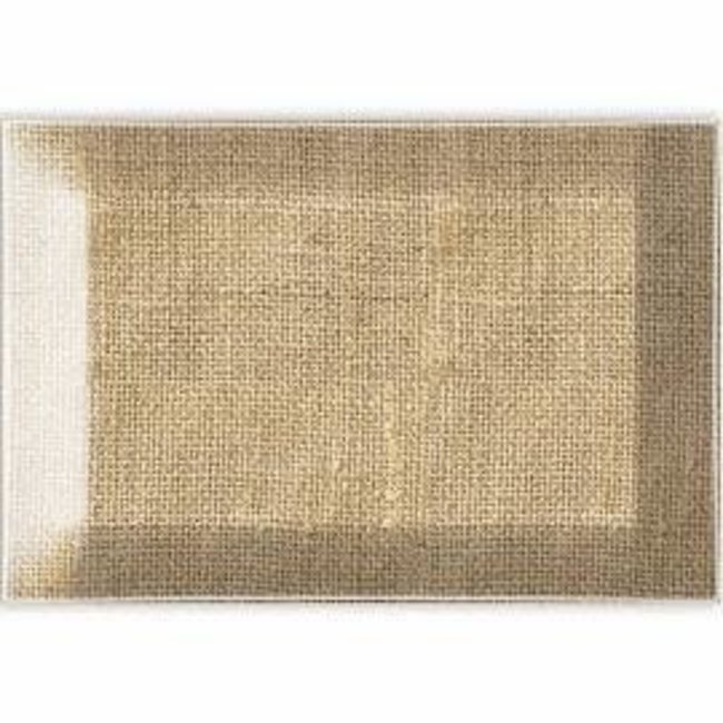 Michel Design Works MDW Rectangular Glass Soap Dish- Burlap