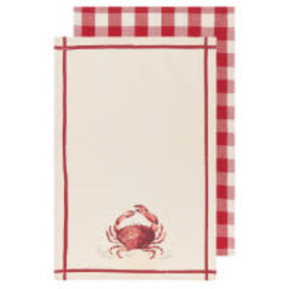 Now Designs Now Designs Set of 2 Tea Towels - Crab