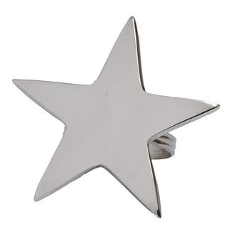 DII Napkin Ring- Silver Star