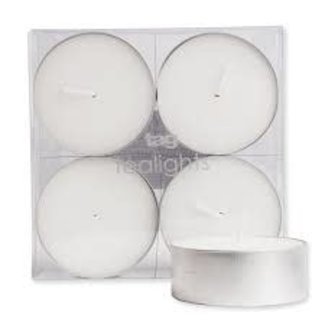 Tag UNSCENTED Jumbo Tealight Candles SET/4