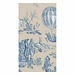 Caspari Caspari Hostess Napkins - MONTGOLFIERE TOILE BLUE GUEST TOWEL