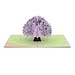 LovePOP Love Pop Greeting Card- Jacaranda Tree (light purple)