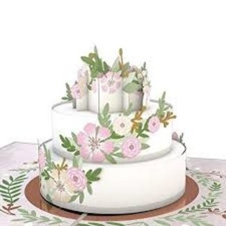 LovePOP Love Pop Greeting Card - Wedding Cake