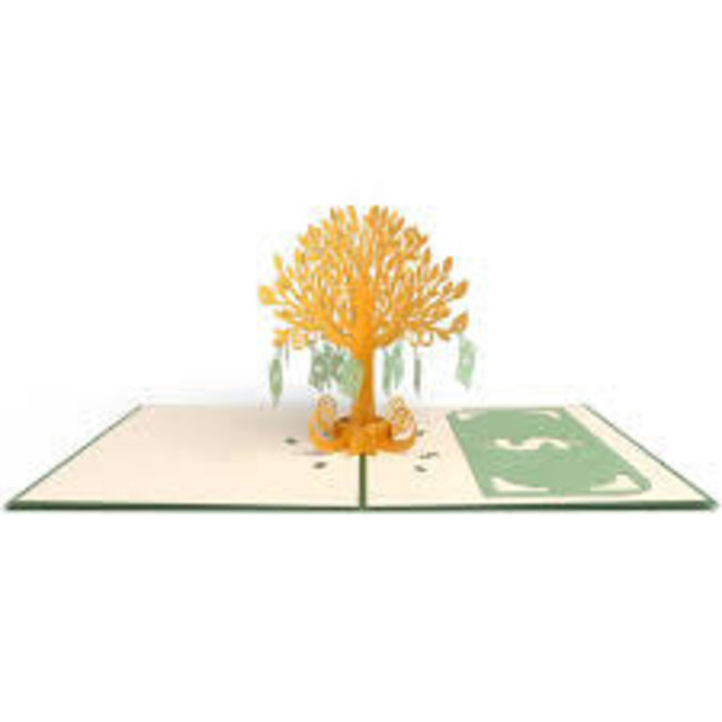 LovePOP Love Pop Greeting Card- Money Tree money holder