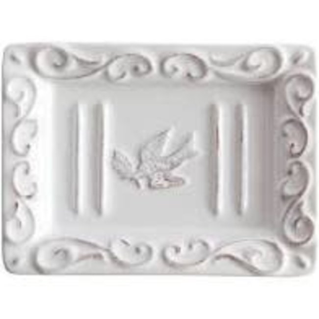 European Soaps Pre de Provence Soap Dish - Elegant Dove