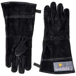 Fox Run Faire Fox Run Leather Grill Gloves - Black