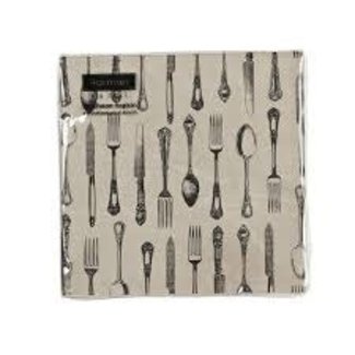 Harman Harman Luncheon Napkin - Vintage Cutlery