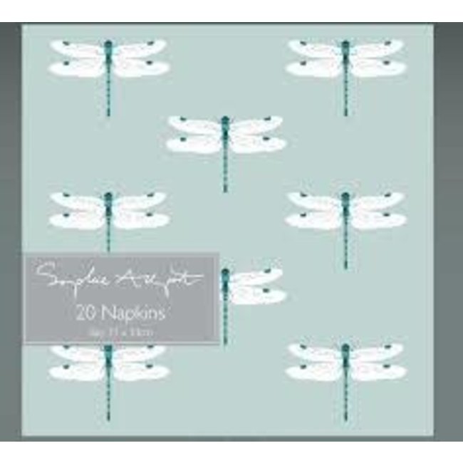 Sophie Allport Sophie Allport Luncheon Napkins - Dragonfly