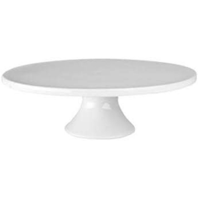 BIA Cake Stand- White Ware 12"