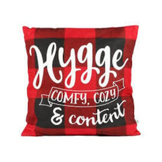 Dei Dei 16" Throw Pillow- Hygge Red Buffalo Check