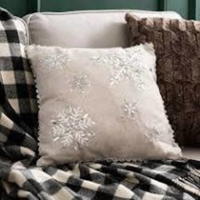 Harman Harman Pillow 18x18 - Nordic Snowflake
