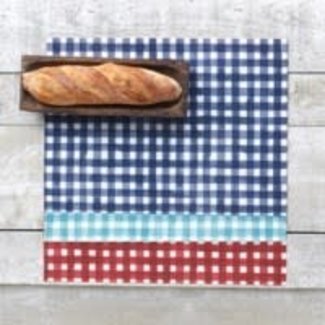 Harman Harman Vinyl Placemat Water Color Plaid - Red