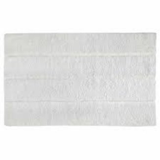 InterDesign Stripe Plush Rug - White