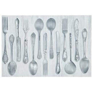 Harman Harman Rustic Cutlery Placemat - Grey