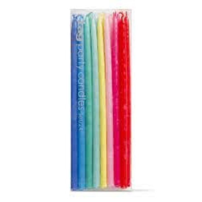 Tag Mini Taper Birthday Candles S/24