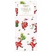 Caspari Caspari Dancing Santas Tissue Paper- 4 Sheets