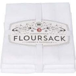 Now Designs Now Designs Classic Flour Sack Dish Towel- White