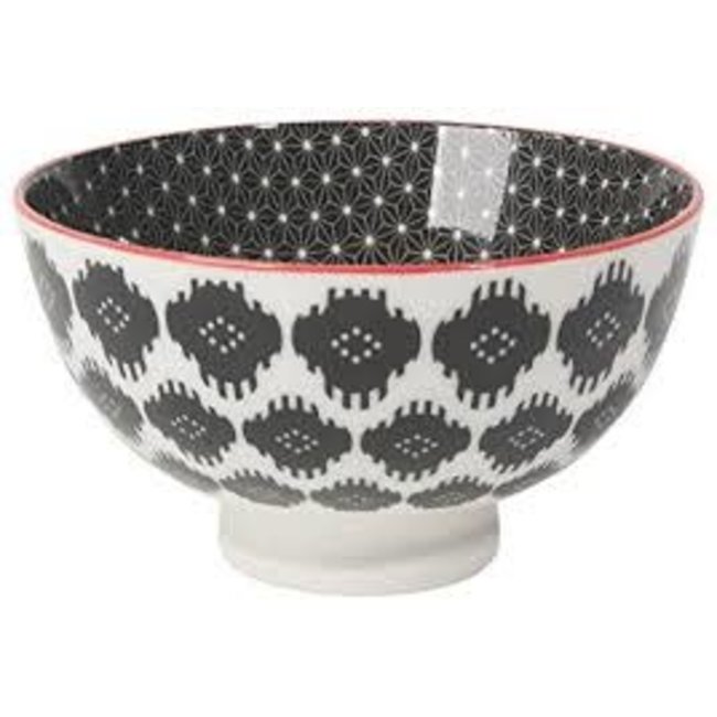 Now Designs Now Designs Bowl Stamped 4inch Black Ikat