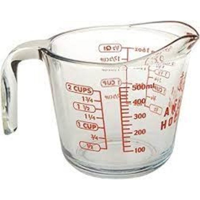 Faire Fox Run Anchor Hocking Fire King Measuring Cup -  2 Cup