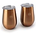 Fox Run Double Wall Drink Tumblers Set of 2- Gold