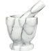 HIC HIC Carrara Marble 4" Mortar & Pestle