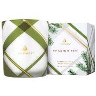 Thymes Thymes Frasier Fir Candle- Plaid Large 10oz