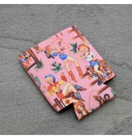 KOOZIE CLASSIC PINK WESTERN DESIGN DRINK SLEEVE