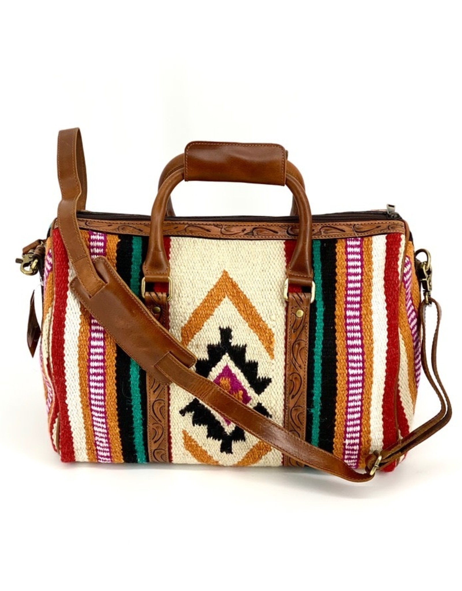 DUFFLE BLANKET OVERNIGHT BAG MULITI 