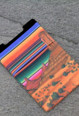 PHONE POCKET STRETCH SERAPE SOUTHWEST LANDSCAPE ADHESIVE