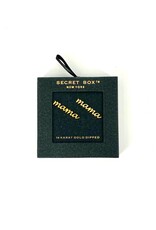 EARRING MAMA POST GOLD DIPPED CZ