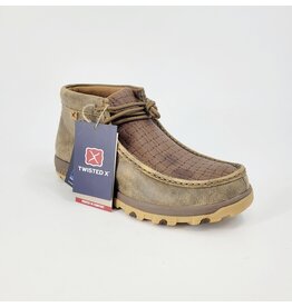 TWISTED-X SHOE MNS TWISTED X BOMBER/CHOCOLATE CHUKKA DRIVING MOC