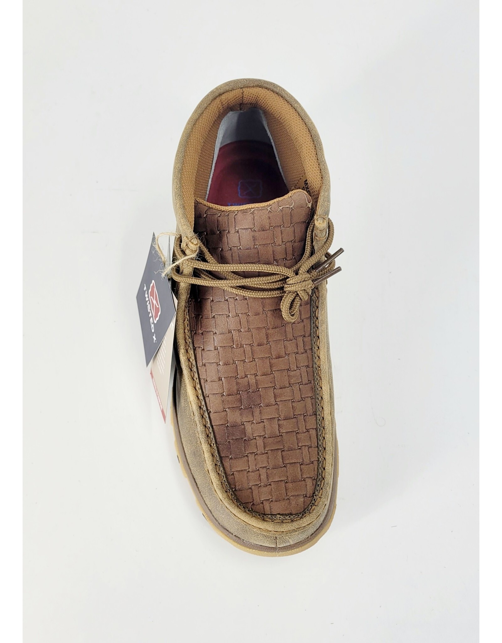TWISTED-X SHOE MNS TWISTED X BOMBER/CHOCOLATE CHUKKA DRIVING MOC
