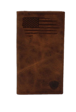 WALLET/CHECKBOOK COVER ARIAT USA FLAG