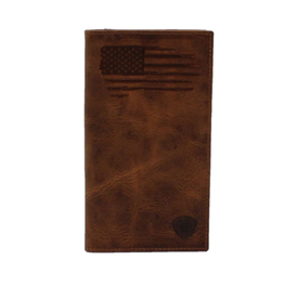 WALLET/CHECKBOOK COVER ARIAT USA FLAG