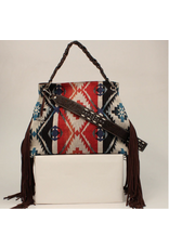 PURSE ANGEL RANCH HOBO FRINGE AZTEC MULTI CONCEALED CARRY