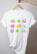 SHIRT WMS "LUCKY CHARMS" WHITE