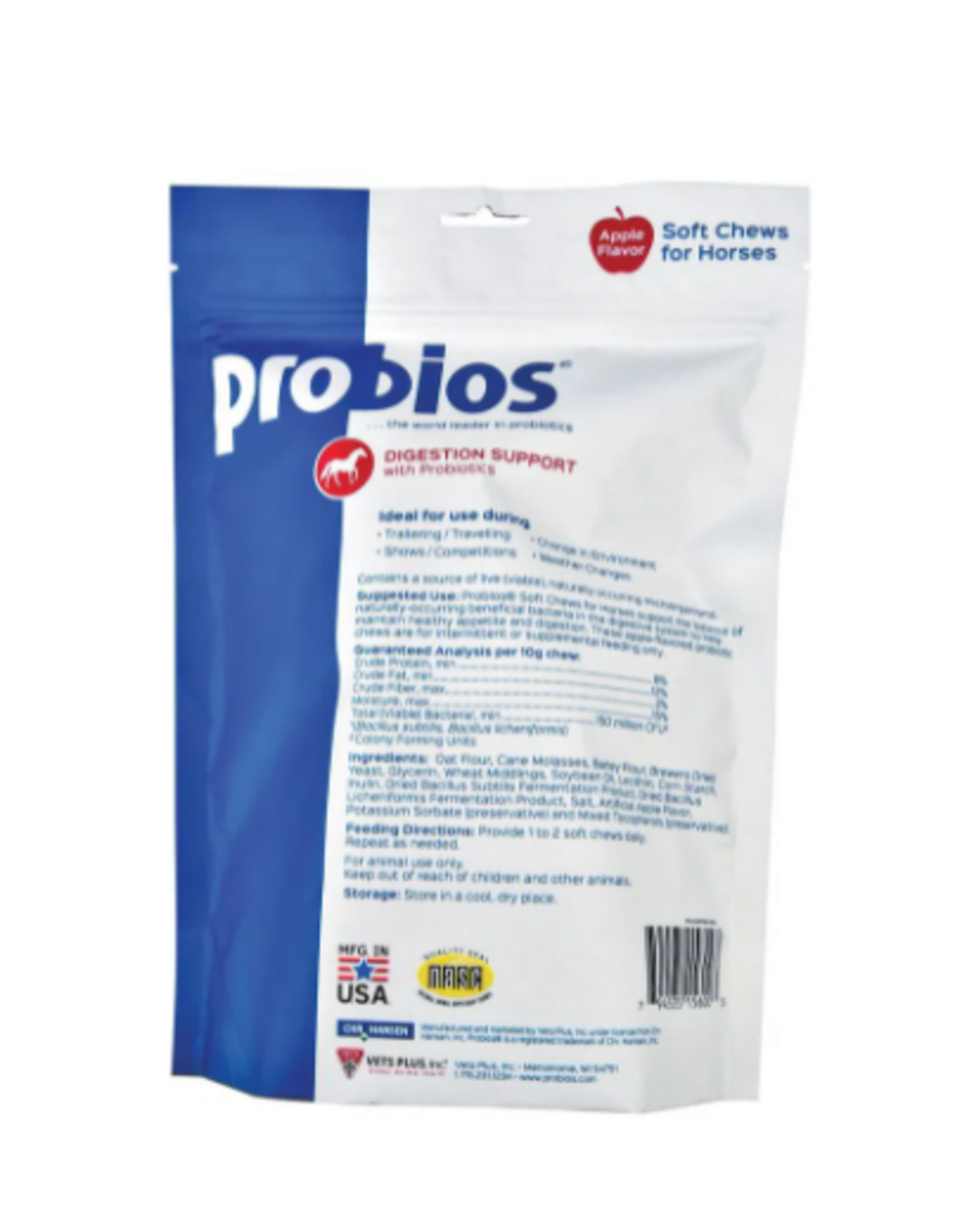 PROBIOS DIGESTIVE SUPPORT HORSE APPLE