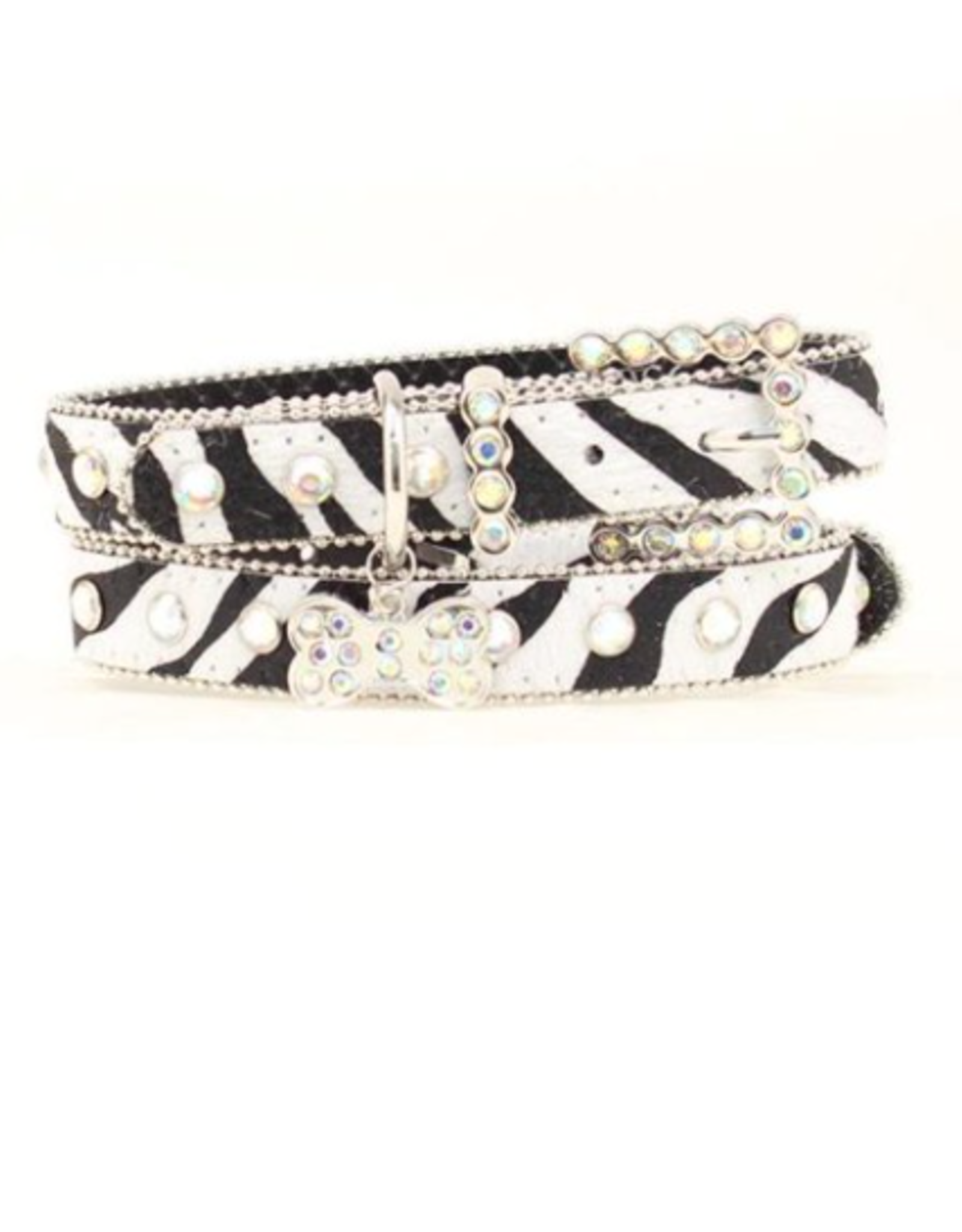 COLLAR BLAZIN ROXX 1" ZEBRA BLING