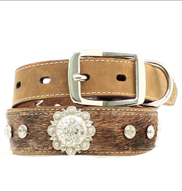 COLLAR NOCONA HAIR-ON-HIDE RHINESTONE CONCHO