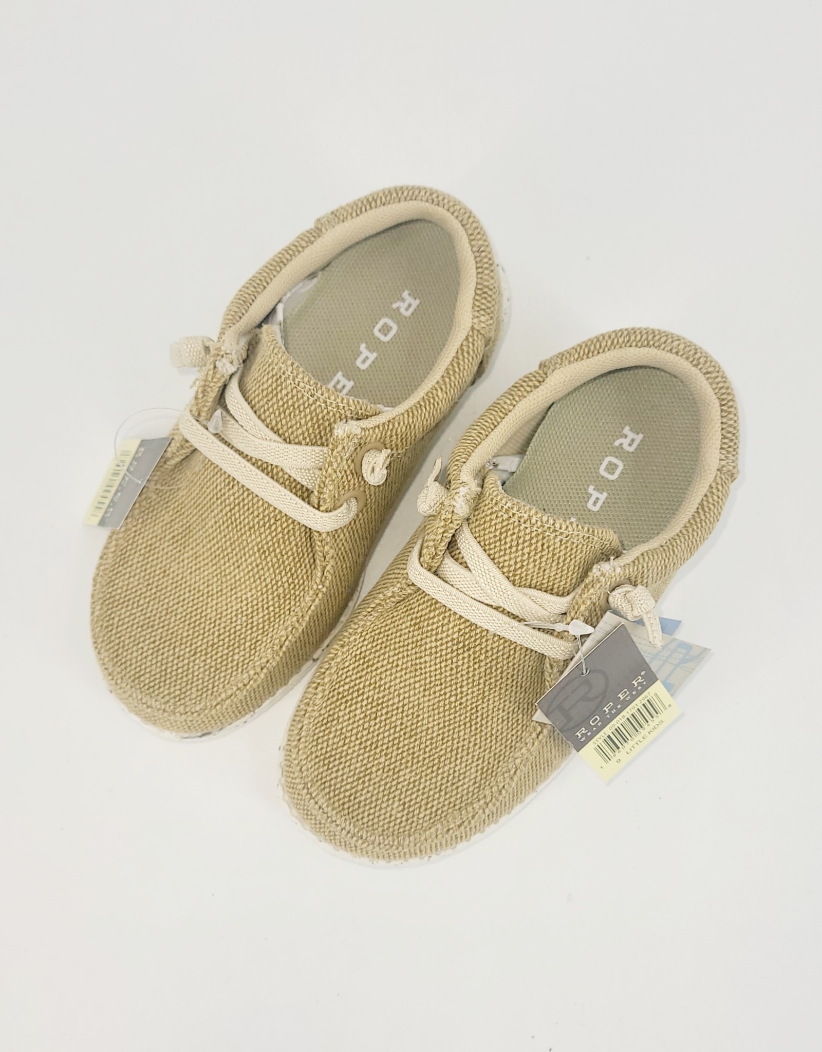 ROPER  SHOE KIDS ROPER TAN CANVAS