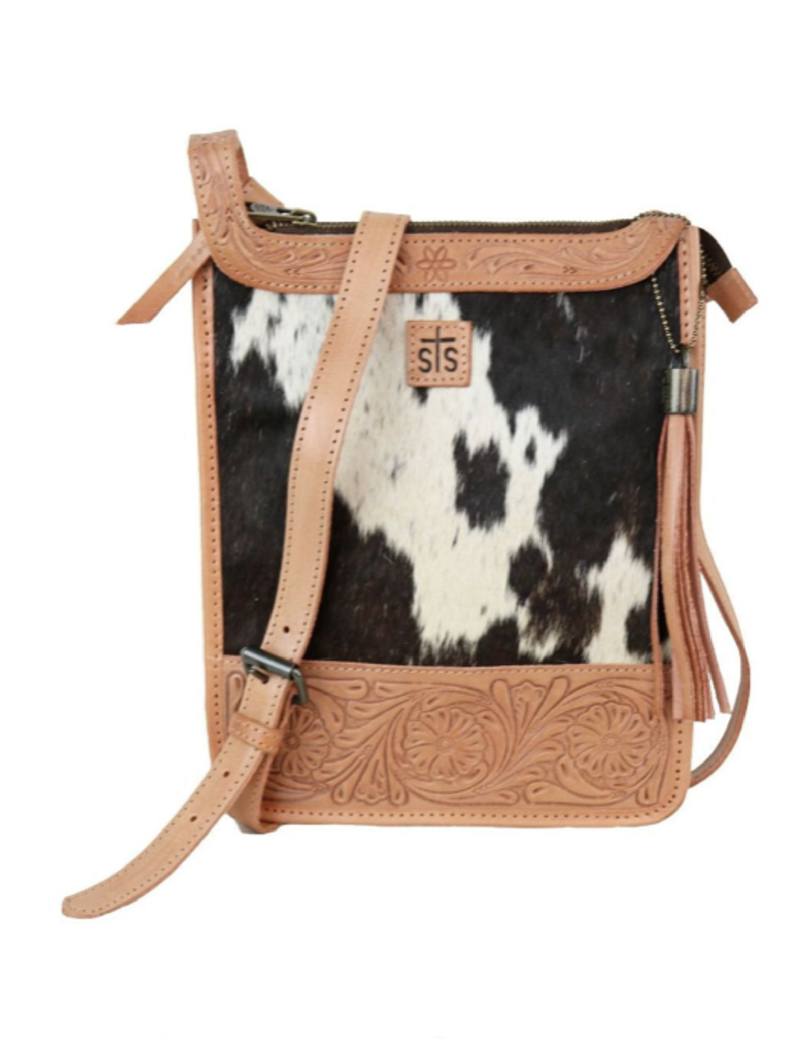 PURSE YIPEE KIYAY CROSSBODY COWHIDE/LEATHER CONCEALED CARRY