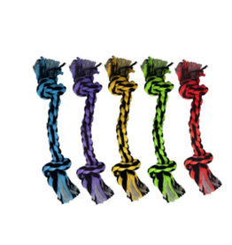 Multipet TOY 9" NUTS FOR KNOTS 2-KNOT ROPE