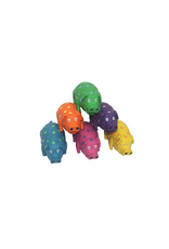 Multipet TOY SQUEAKABLES GLOBLETS PIG POLKA DOT LARGE 9"