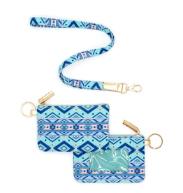 WALLET TRIBAL ID WRISTLET & DETACHABLE LANYARD