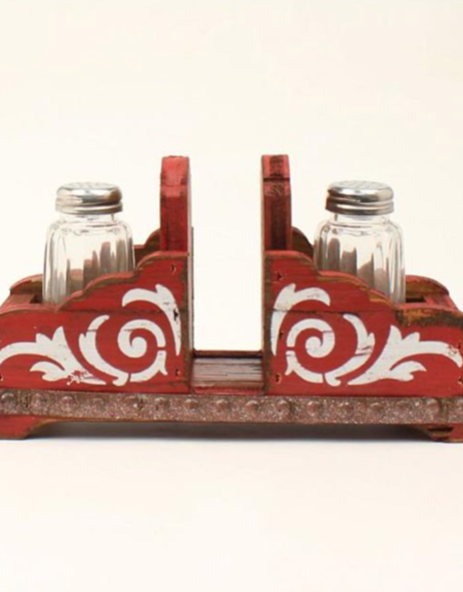 SALT & PEPPER SHAKER/NAPKIN HOLDER WESTERN MOMENTS