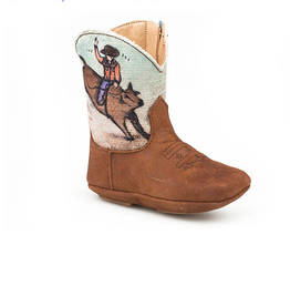 ROPER SHOES BOYS COWBABIES BOOT BUCKIN BULL