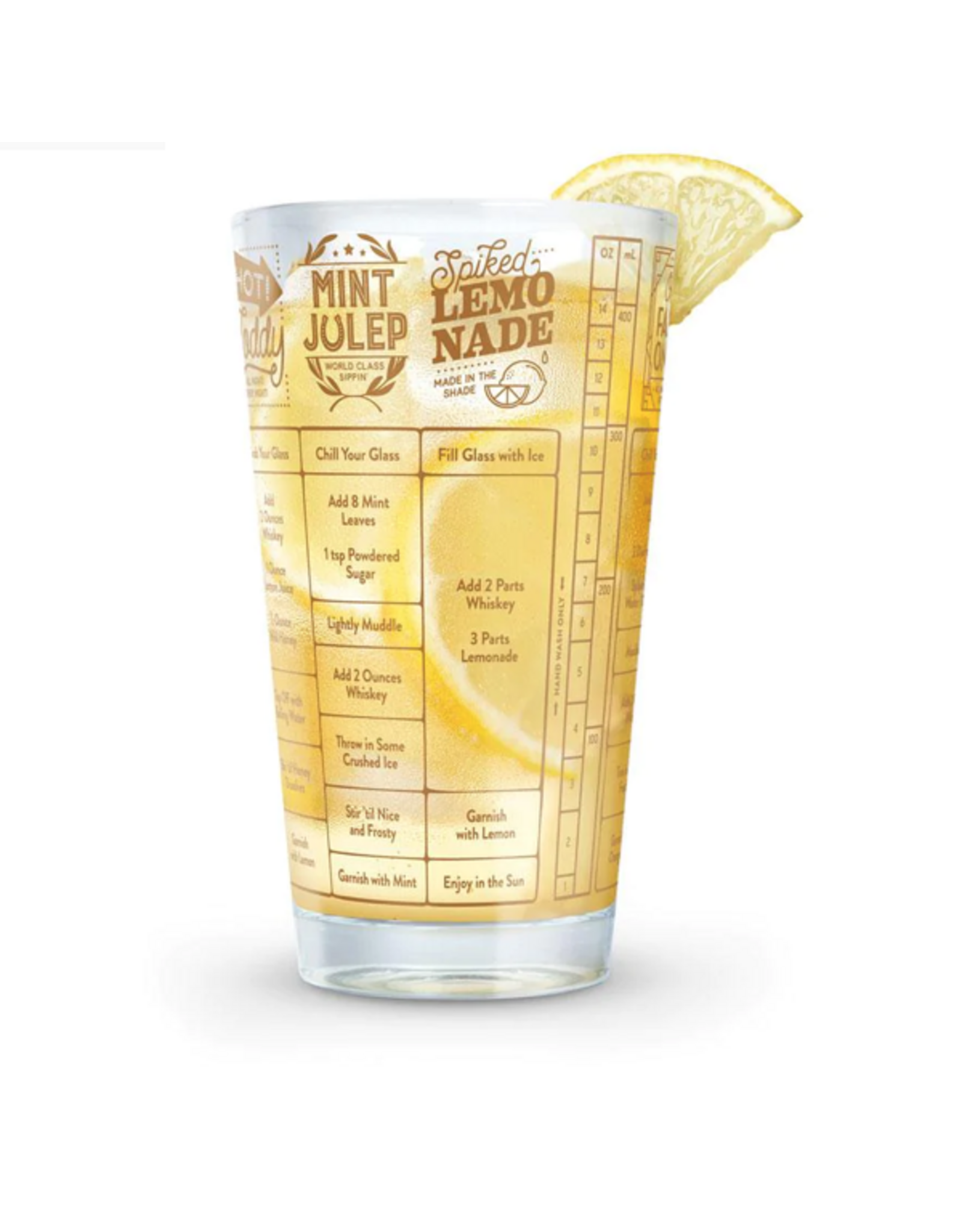 16 OZ GOOD MEASURE WHISKEY GLASS